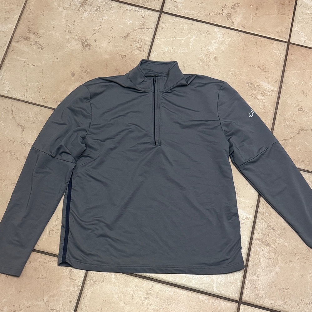 Men's Callaway Gray Quarter-Zip Jacket